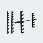 OK Pro zidni nosač za olimpijske šipke (kapacitet 8 šipki)