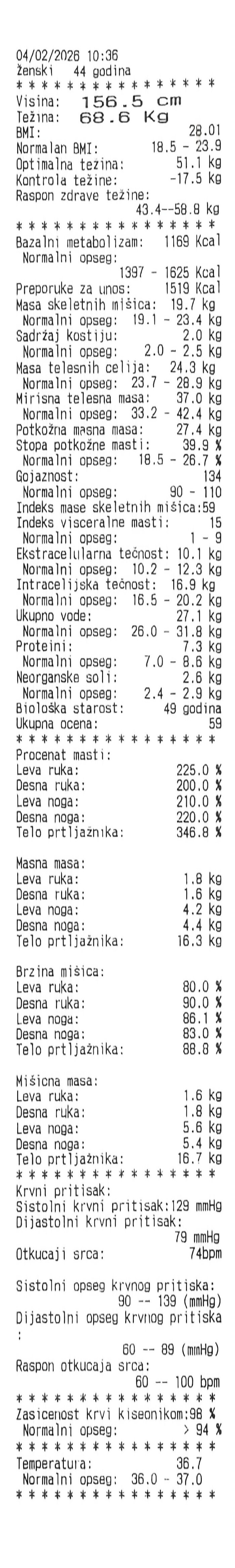 Pametna vaga - Body scale