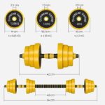 Combo set tegova sa metalnom oblogom 20kg