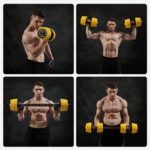 Combo set tegova sa metalnom oblogom 20kg